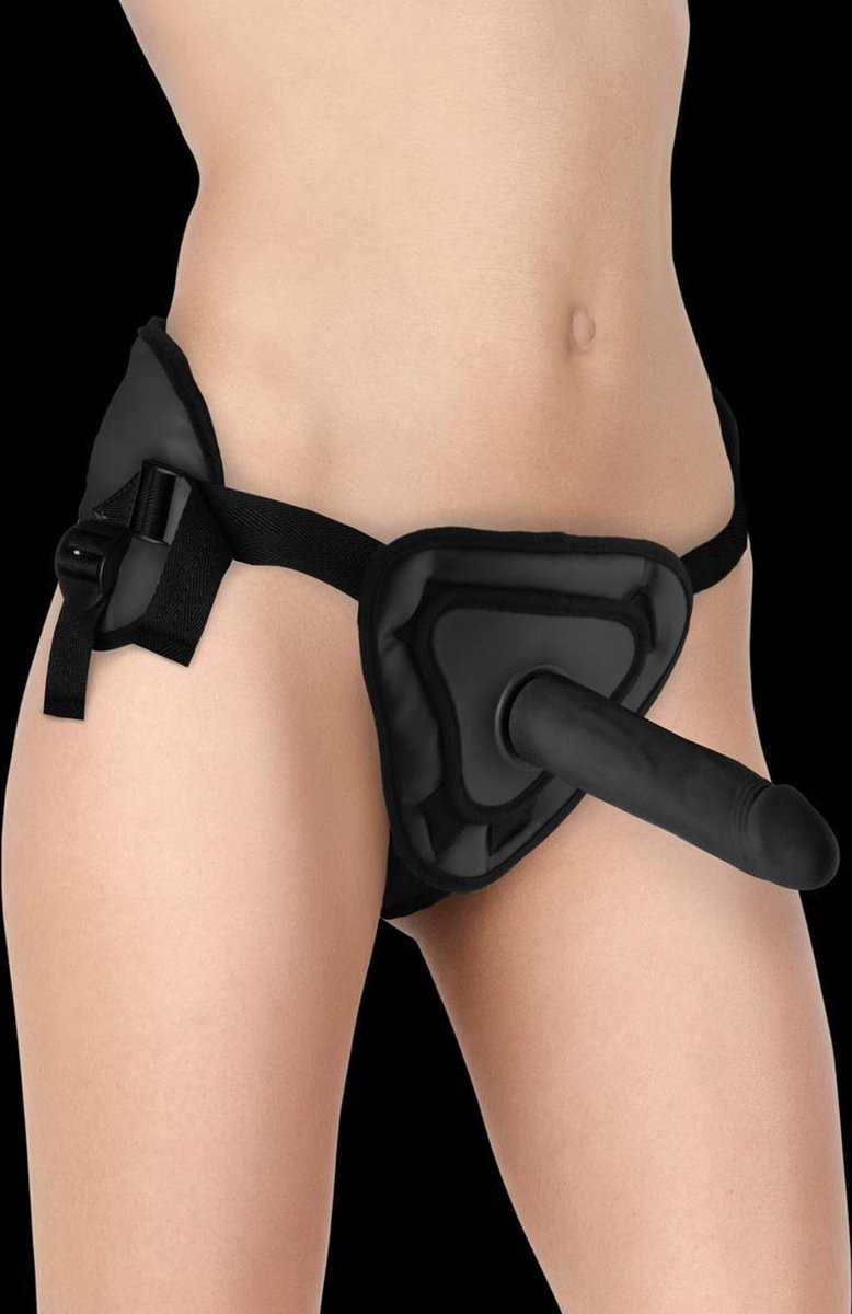 Goedkoopste Deluxe Siliconen Strap on - 25 cm