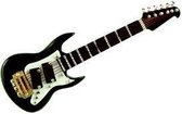 Magneet Stratocaster gitaar zwart