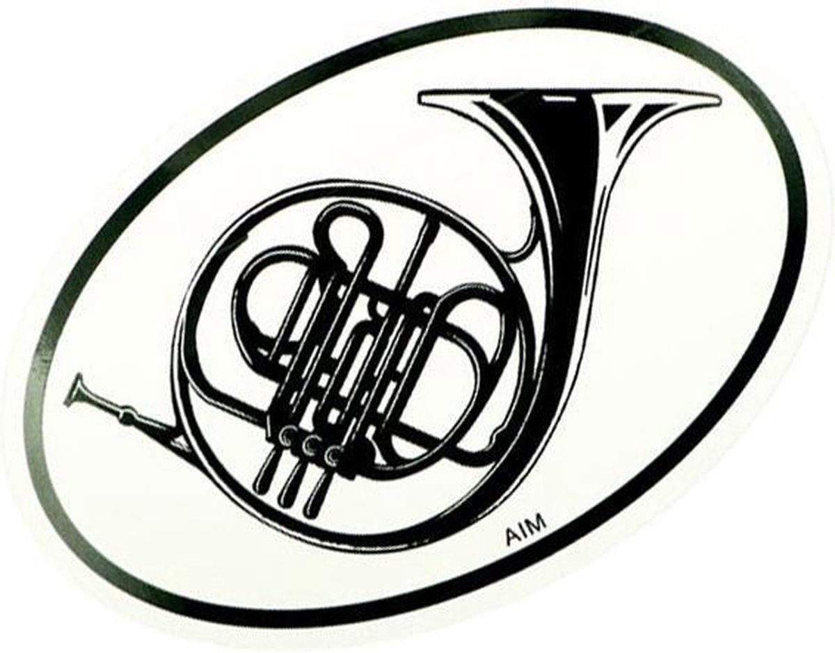 Ovalen sticker Hoorn