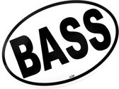 Ovalen sticker Bass