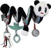 Les Deglingos Kinderwagenspanner Spiraal Panda Zwart/wit 30 Cm