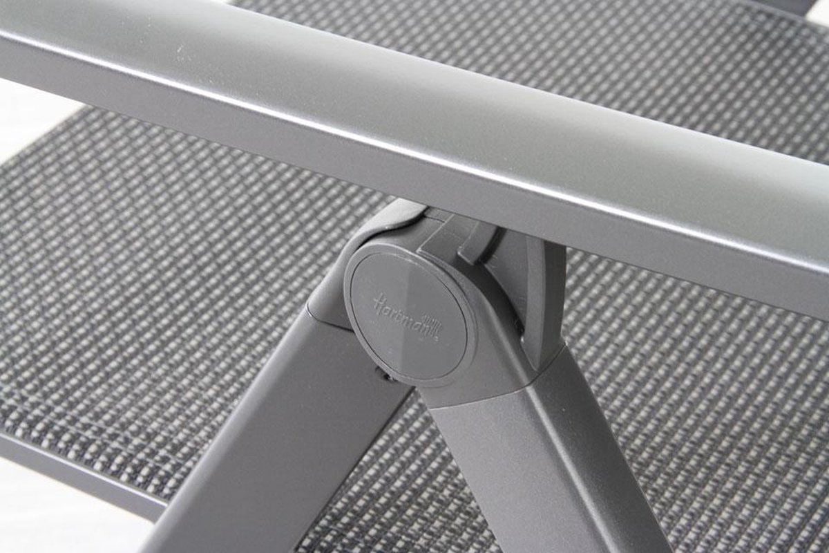 Hartman Aruba Aluminium tuinstoel - Antraciet verstelbaar thumbnail 5