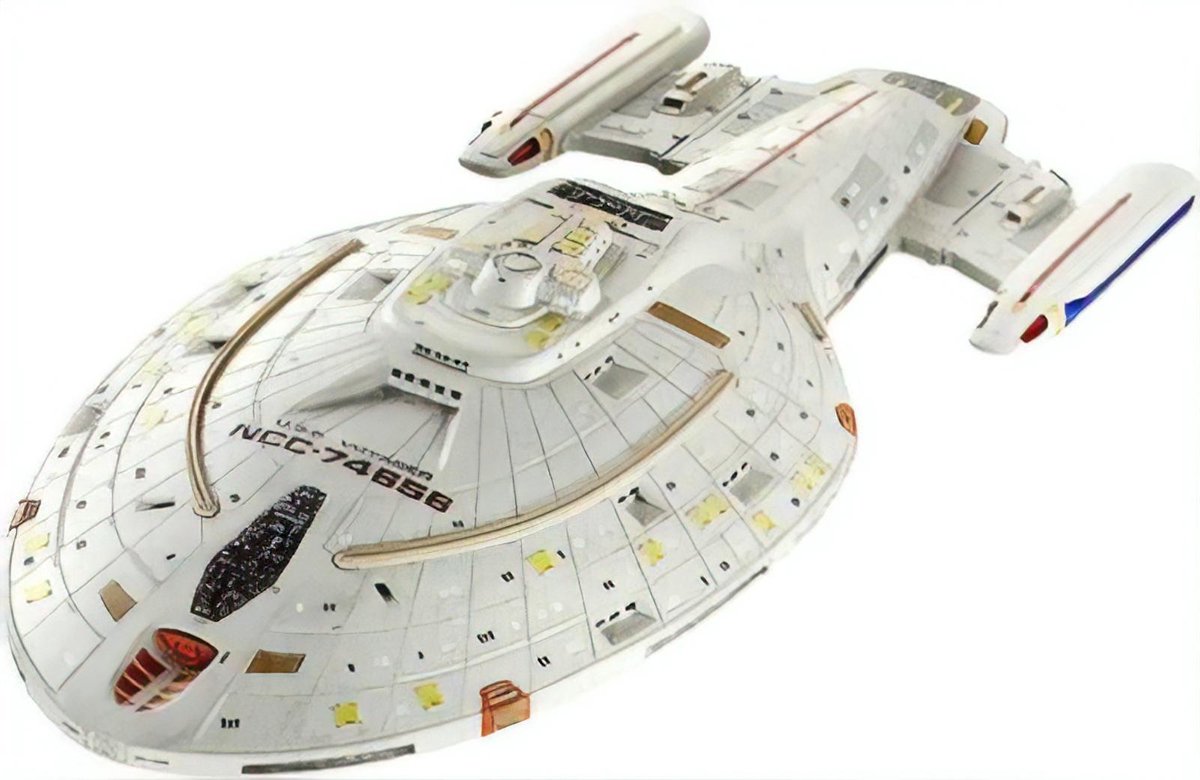 Revell Modelbouwpakket Ruimtevaart - 04992 U.S.S. Voyager - Star Trek Plastic - 1:670 - Modelbouw — afbeelding 2