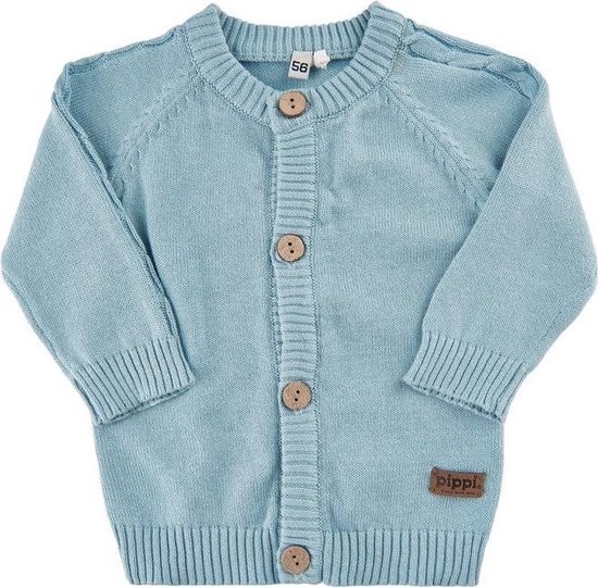 Pippi - baby vest - blauw - Maat 50