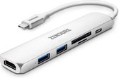 Zendure 6-in-1 USB-C HUB - Dockingstation - Zilver