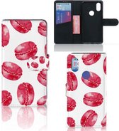 Magnétique Etui Housse pour Xiaomi Mi Mix 2s Portefeuille Macarons Roses