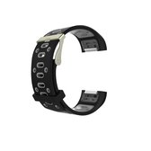 watchbands-shop.nl Siliconen bandje - Fitbit Charge 2 - GrijsZwart