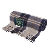 Wollen  plaid / Deken Bannockbane Silver - zacht - warm - tijdloos