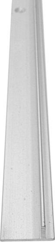 LED plafondlamp Hardy, lengte 46 cm zwart mat metaal/stof