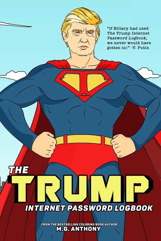 The Trump Internet Password Logbook - cover
