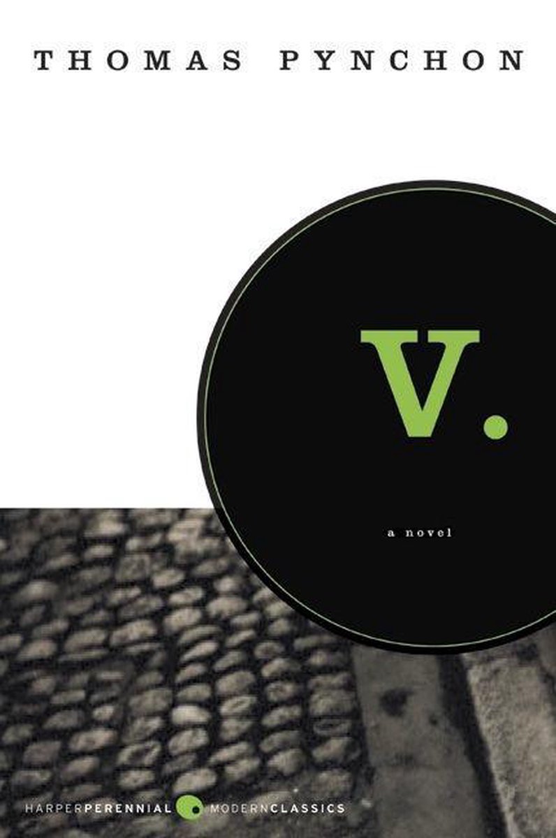 Omslag van V