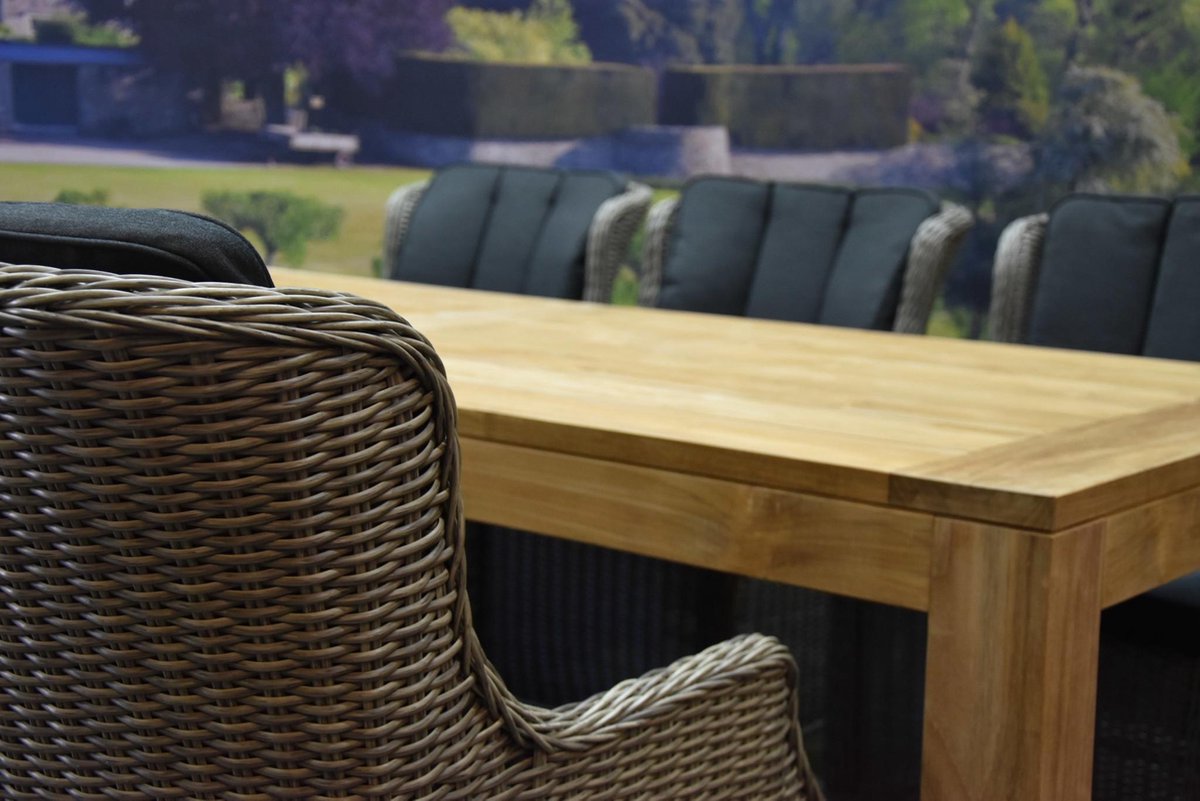 Darwin Krista dining tuinset 240x100xH77,5 cm 7-delig grijs