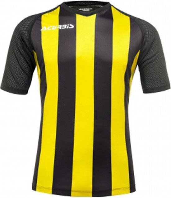 Acerbis Sports JOHAN STRIPED S/SL JERSEY (Sportshirt) BLACK/YELLOW M