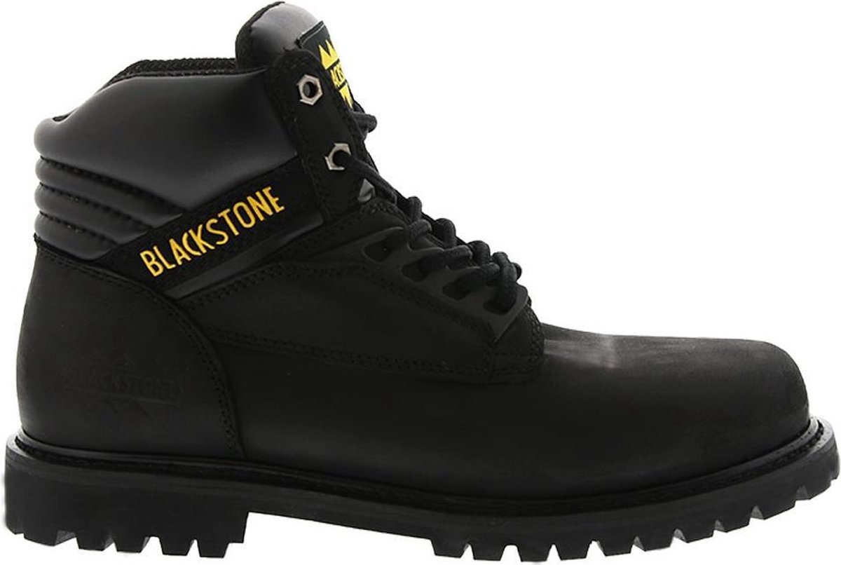 Blackstone 6 INCH OIL NUBUCK 0929 Worker Zwart