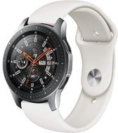 Samsung Galaxy Watch Active 1 / 2 Siliconen Bandje 20MM|Geschikt voor: 40 & 44 mm Versie|Wit / White| Premium kwaliteit |One Size|TrendParts