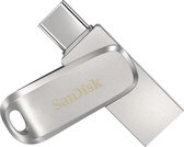 Sandisk Ultra Dual Drive Luxe USB flash drive 256 GB USB Type-A / USB Type-C 3.2 Gen 1 (3.1 Gen 1) Roestvrijstaal
