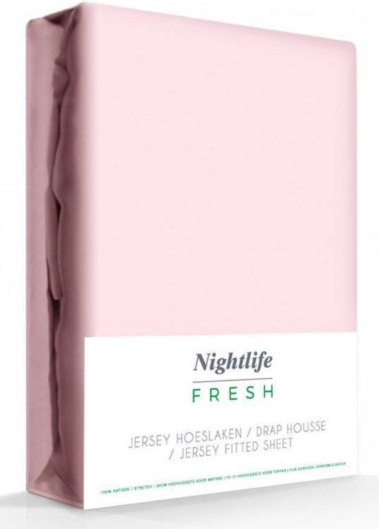 Nightlife Concept Jersey hoeslaken 150 gram + - 100% Katoen (stretch)