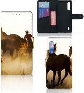 Xiaomi Mi 9 Lite Telefoonhoesje met Pasjes Design Cowboy