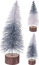 Snowflake Kerstboom glitter 25cm (1 stuk) assorti