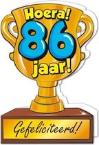 Wenskaart Trofee 86 jaar