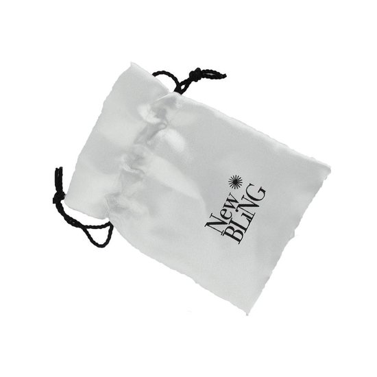 New Bling 9NB 0297 56 Zilveren Dames Ring met Kruis - maat 56 - Goudkleurig
