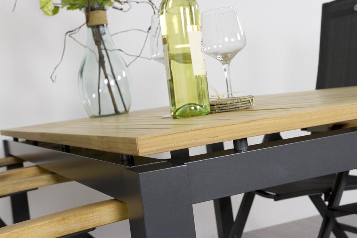 Hartman Da Vinci chaise réglable - accoudoirs en teck