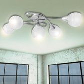 Plafondlamp met glazen behuizing voor lampen