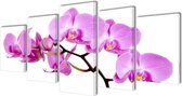 Canvasdoeken Orchidee 200 x 100 cm