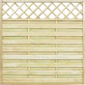 Schuttingpaneel met trellis 180x180 cm FSC hout