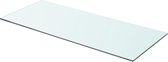 Wandschap transparant 70x30 cm glas