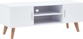 Tv-meubel 120x40x46 cm MDF wit