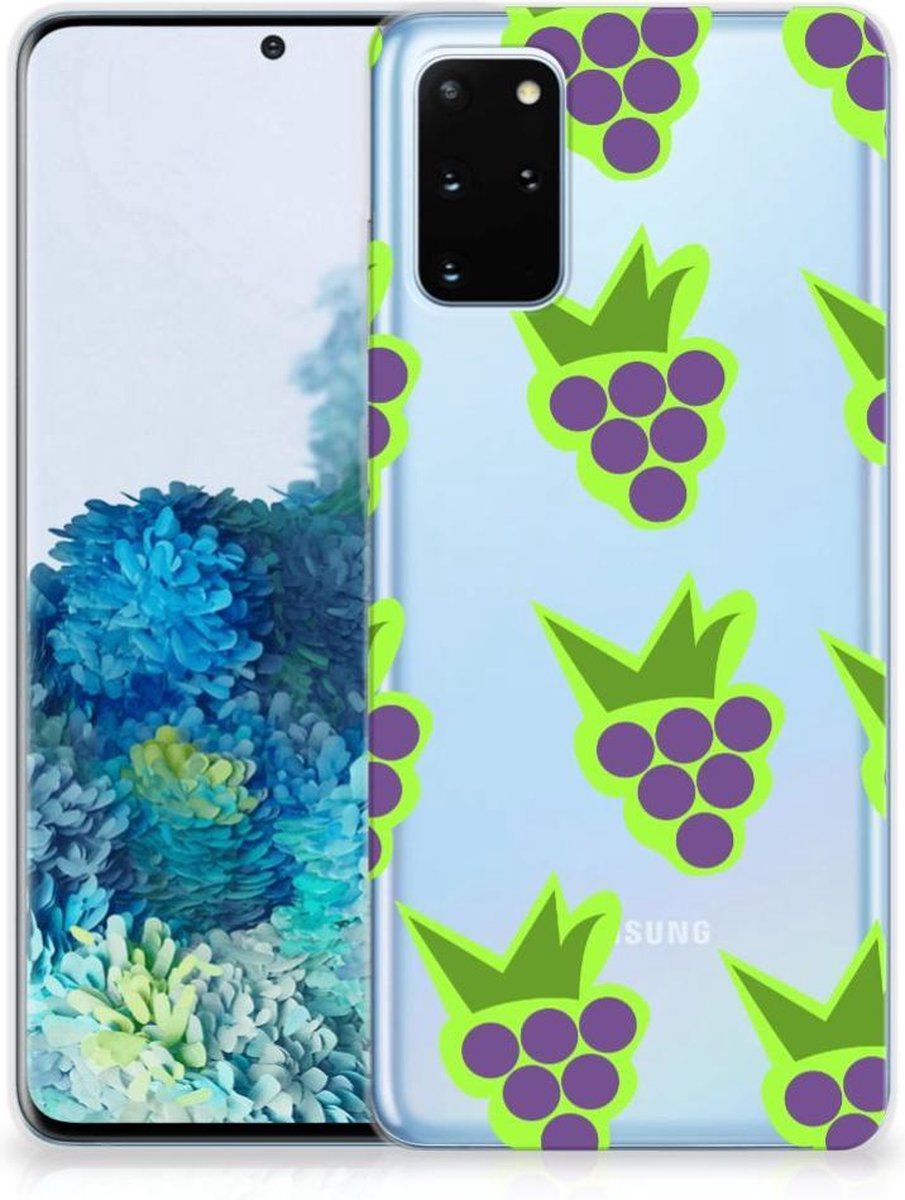 Samsung Galaxy S20 Plus Siliconen Case Druiven