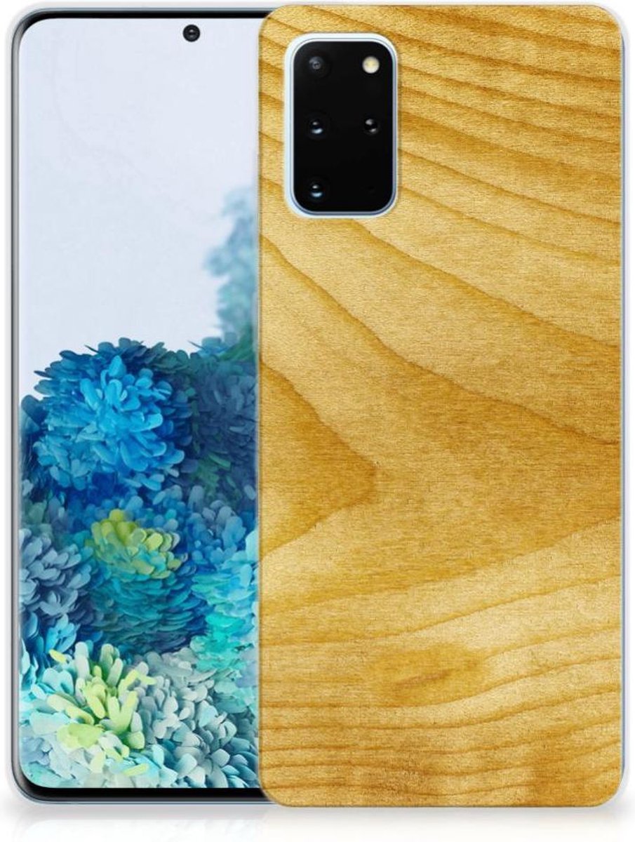 Samsung Galaxy S20 Plus Bumper Hoesje Licht Hout