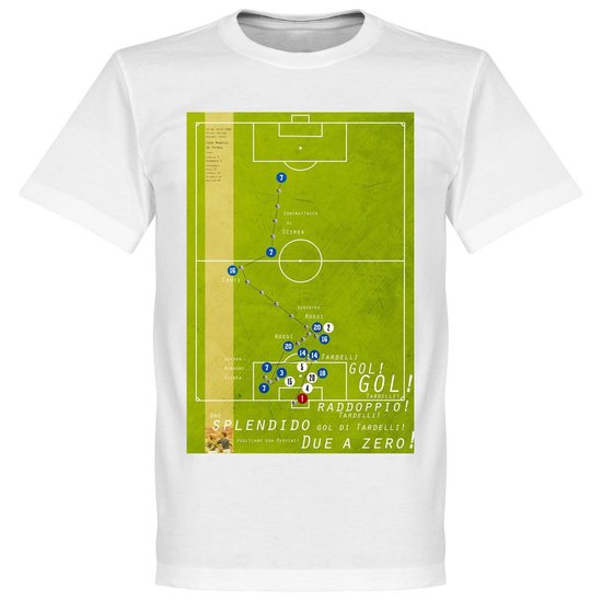 T-shirt de but classique Pennarello Marco Tardelli 1982 - XS