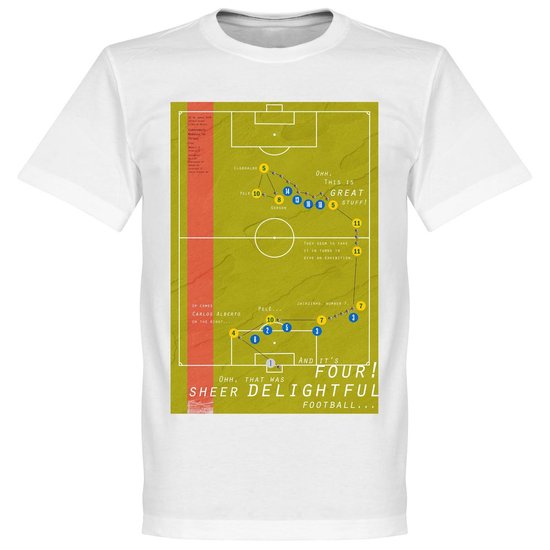Pennarello Carlos Alberto 1970 Classic Goal T-Shirt - XL