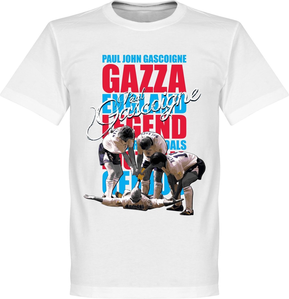 1159x1200.jpg Gazza Legend T-Shirt - L - Afbeelding 1