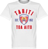 Tahiti Established T-Shirt - Wit  - 5XL