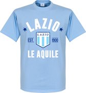 Lazio Roma Established T-Shirt - Lichtblauw - M