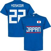 Japan Yoshida 22 Team T-Shirt - Blauw - XXXXL