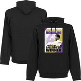 Ronaldo 4 Times Ballon D'Or Real Madrid Hooded Sweater - Zwart - XL