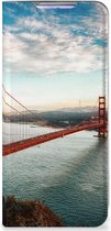 Geschikt voor Samsung Galaxy S20 Book Cover Golden Gate Bridge
