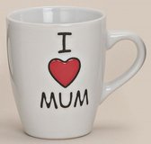 Mok I love mum wit 10 cm