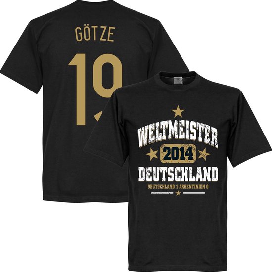 Duitsland Weltmeister Götze T-Shirt - XXXL