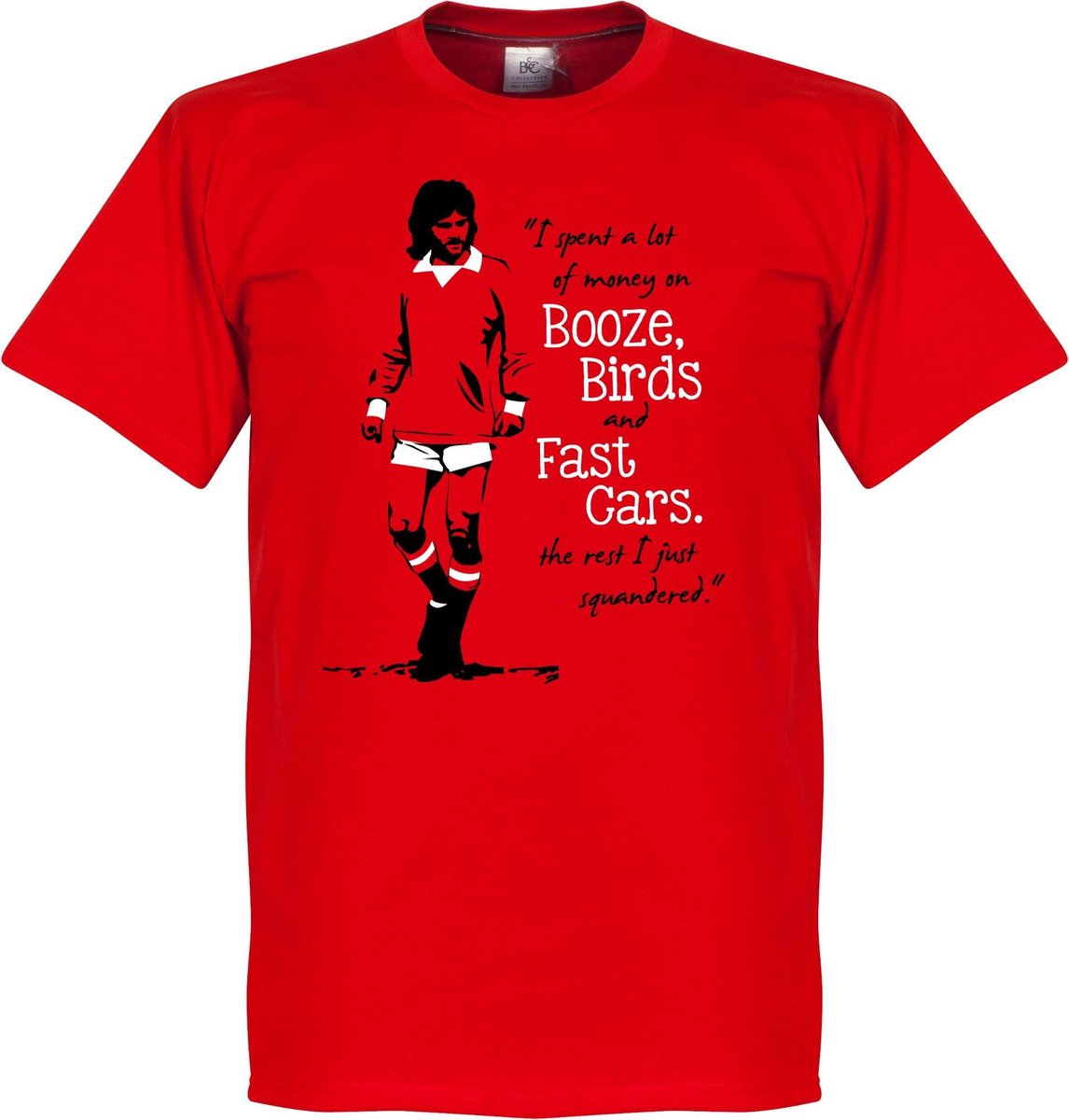 George Best T-Shirt - Rood - 3XL