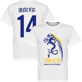 Bosnië & Herzegovina Zmajevi Ibisevic T-Shirt - XXL