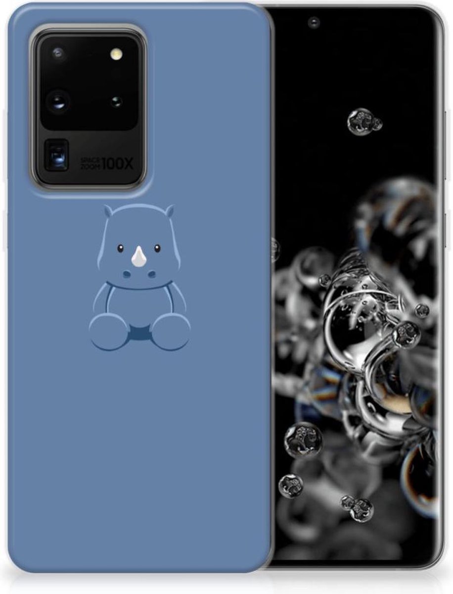 Samsung Galaxy S20 Ultra Telefoonhoesje met Naam Baby Rhino