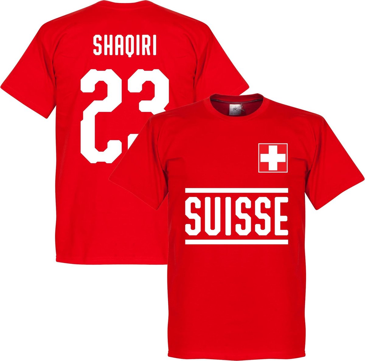 Zwitserland Shaqiri 23 Team T-Shirt - M