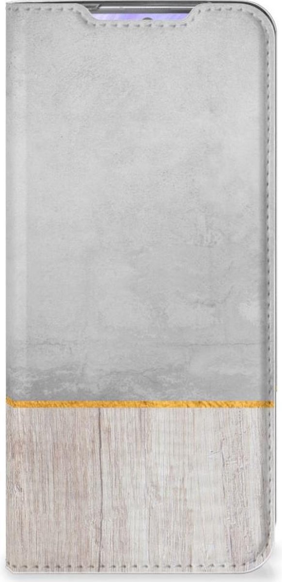 Samsung Galaxy S20 Book Wallet Case Wood Concrete