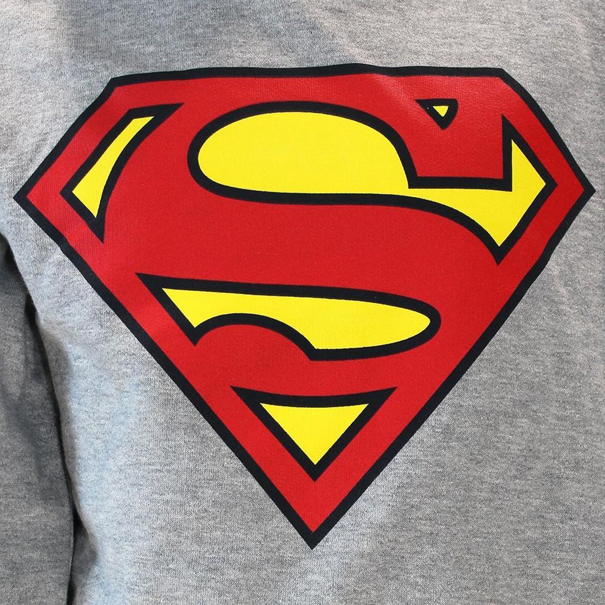 | DC Comics Superman Kids Hoodie Sweater Trui met DC Comics Superman Kids Hoodie Sweater Grijs