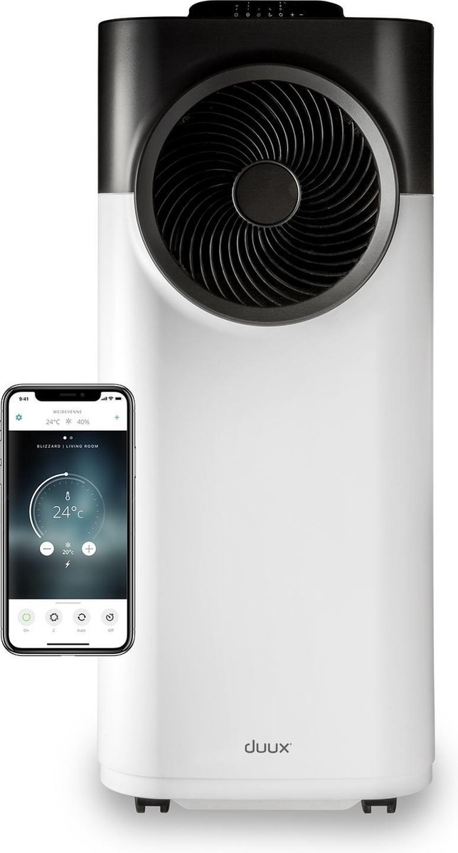 Duux Blizzard Smart Mobile Airconditioner wit/zwart